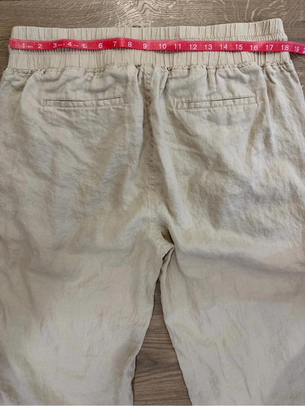 Quince 100% European Linen Wide Leg Pants XL